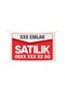 Satılık Afiş -pankart 100x150 Cm Tek Ebat