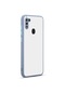 Mutcase - Samsung Uyumlu Galaxy A11 - Kılıf Arkası Buzlu Renkli Düğmeli Hux Kapak - Mor