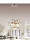 Led Avize 6'lı Damla 4 Top 3 Renk Gold
