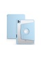 Kilifolsun iPad Uyumlu 10.9 2022 10.nesil Kalem Bölmeli Dönebilen Stand Olabilen Termik Kılıf Mavi