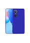 Noktaks - Huawei Uyumlu Huawei Nova 9 Se - Kılıf Mat Renkli Esnek Premier Silikon Kapak - Saks Mavi