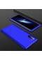 Kilifone - Samsung Uyumlu Galaxy Note 10 - Kılıf 3 Parçalı Parmak İzi Yapmayan Sert Ays Kapak - Mavi