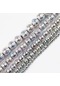 Jhnby Parlak Renkli Lav Volkanik Cevheri Doğal Taş 4/6/8/10/12mm Yuvarlak Açık Mor Renkler 10mm 35 Adet 1 Iplikçik Açık Mor Renkler