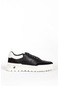 Siyah Marcomen 19559 Gerçek Deri Erkek Casual Ayakkabı