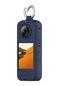 Prestigegoods Insta 360 X4 Silikon Kılıf - Gece Yarısı Mavi, Kamera Koruyucu, Dayanıklı, Kolay Temizlenir Mavi