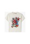 Koton T-shirt Spiderman Baskılı Lisanslı Kısa Kollu Bisiklet Yaka Pamuklu Ekru 4skb10079tk