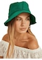 Kadın Yeşil Bucket Şapka-15614 - Std