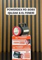 Ledli El Feneri 2 Km Mesafeli - 5 W Pd8080 Çok Renkli