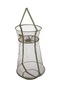 Yaozixa Hafif Hızlı Kuruyan Anti-sürtünme Balık Ağı, 4 Çemberli, 3x3mm Ağ, Kaçmayı Engelliyor, 42cm Çaplı