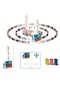 Tcherchi Domino Mini Tren Yapı Taşları Oyuncak Araba Mavi