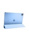 Kilifone - İpad Uyumlu İpad Pro 12.9 2021 5.nesil - Kılıf Smart Cover Stand Olabilen 1-1 Uyumlu Tablet Kılıfı - Mavi