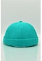 Kadın Hipster Katlamalı Cap Mavi Docker Şapka - Standart