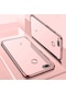 Tecno-Xiaomi Mi 5x / Mi A1 - Kılıf Dört Köşesi Renkli Arkası Şefaf Lazer Silikon Kapak - Rose Gold