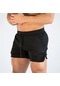 Snapbuy Erkek Spor Şort - Koşu Ve Plaj İçin Nefes Alabilir Örgü Yaz Pantolonublack Black