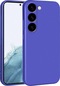 Ekılıf - Samsung Galaxy S23 Uyumlu Kılıf Mat Soft Premier Silikon Kapak - Saks Mavi