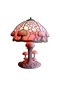 Vitray Bitki Serisi Masa Lambası Yüksek Masa Lambası Gece Lambası, Vintage Masa Lambaları Dekoratif Be High Quality En Iyi Kalite Pembe Mantar