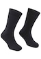 Erkek Kışlık Kalın Çorap Havlu Çorap 12li Paket Tampap- Siyah