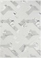 Seyran Mısra Koleksiyonu Modern Desenli Halı 5002 Mavi Soft
