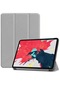Noktaks - iPad Uyumlu Air 10.9 2020 4.nesil - Kılıf Smart Cover Stand Olabilen 1-1 Uyumlu Tablet Kılıfı - Gri