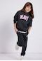 Mavi - Mavi Logo Baskılı Kapüşonlu Antrasit Sweatshirt 7610035-70087 Gri