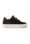 Deery Hakiki Süet Kahverengi Sneaker Kadın Ayakkabı - Z1681Zkhvc01