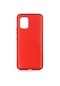 Kilifone - Xiaomi Uyumlu Mi 10 Lite - Kılıf Mat Renkli Esnek Premier Silikon Kapak - Kırmızı