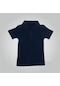 Waynap Unisex Lakos Polo Yaka Okul Tshirt Lacivert