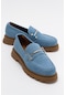 Dual Kot Mavi Kadın Oxford Ayakkabı
