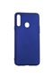 Kilifone - Samsung Uyumlu Galaxy A20s - Kılıf Mat Renkli Esnek Premier Silikon Kapak - Saks Mavi