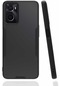 Oppo A96 4g Kılıf Parfe Silikon Kapak Kamera Korumalı Kılıf Ultra Ince Buzlu Mat Renkli - Siyah