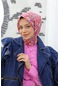 Silk Home Soft Eşarp 73078-03 Bej, Narçiçeği, Turuncu, Eflatun