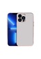 Noktaks - iPhone Uyumlu 13 Pro Max - Kılıf Kamera Korumalı Renkli Viyana Kapak - Gümüş