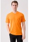 Galanthus V Yaka T-shirt - Nefes Alabilir, Rahat Ve Şık Tasarım Turuncu