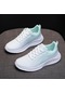 Yeşil Tuınanle Spor Ayakkabı Kadın Ayakkabı Açık Beyaz Spor Ayakkabı Nefes Ayakkabı Açık Kadın Rahat Düz Yürüyüş Siyah Ayakkabı