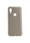 Kilifone - Meizu Uyumlu Note 9 - Kılıf Mat Renkli Esnek Premier Silikon Kapak - Gold