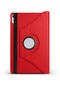 Mutcase - Lenovo Uyumlu Tab P11 11.5 2.nesil Tb350uf - Kılıf 360 Dönebilen Stand Olabilen Koruyucu Tablet Kılıfı - Kırmızı