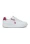 U.s. Polo Assn. Costa Unisex Sneaker Ayakkabı Ckr0084 Beyaz - Bordo