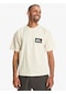 Quiksilver Back Flash Erkek Bej Yuvarlak Yaka Tişört EQYZT07605-11492 Bej