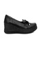 Mammamia D24ya-3820 Kadın Dolgu Topuk Ayakkabı Siyah-siyah