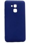 Tecno - Huawei Honor Gt3 - Kılıf Mat Renkli Esnek Premier Silikon Kapak - Lacivert