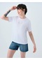 Loft Regular Fit Beyaz Kadın T-shirt Lf2038993 Beyaz