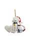 Suntek Ağacı Asılı Süslemeler Araba Festivali Sundurma Kapı Yılbaşı Kedi Süsleme Beyaz