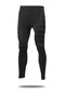Bosphorusboutique Yuerlian Erkekler Sıkıştırma Sıkı Uzun Pantolon Spor Vücut Geliştirme Pantolonu Ql Siyah