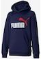 Puma Essentials 2 Col Fleece Erkek Çocuk Kapüşonlu Sweatshirt Lacivert