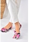 Fox Shoes Lacivert/fuşya Kumaş Kadın Babet H726809004 Lacivert/fuşya
