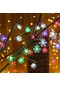 3 M 20 Led Usb Ev Yeni Yıl Noel Dekorasyon Kar Tanesi Colorful Light