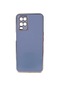 Tecno - Oppo A54 4g - Kılıf Parlak Renkli Bark Silikon Kapak - Mavi Açık