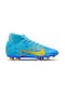 Nike Jr. Mercurial Superfly 9 Club Km Fg/mg Çocuk Krampon Dar Kalıp Mavi