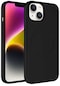 iPhone Uyumlu 14 Kılıf Magsafe Wireless Şarj Özellikli Pastel Renk Silikon Lopard Plas Kapak - Siyah