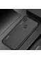 Kilifone - Huawei Uyumlu P Smart 2019 Pot-lx1 - Kılıf Dört Köşesi Renkli Arkası Şefaf Lazer Silikon Kapak - Siyah
